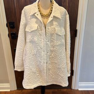 Lightweight YEST Off white Button-up Jacket